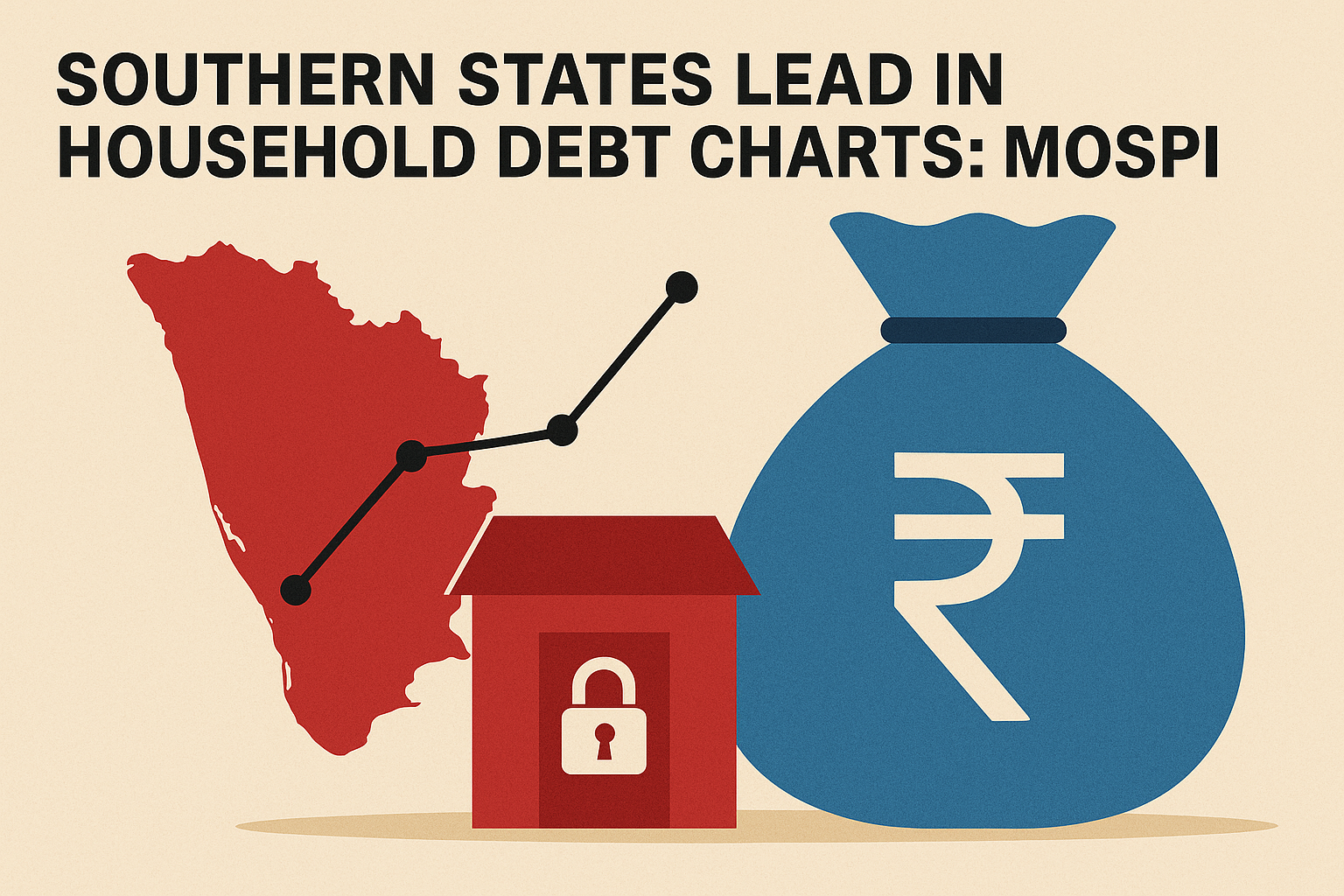 Southern states lead in household debt charts: Mospi Southern states lead in household debt charts: Mospi